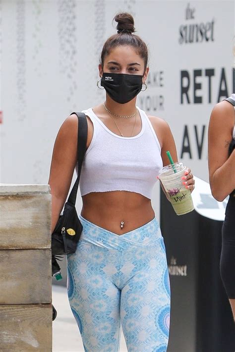 Vanessa Hudgens Sexy Braless Breasts At The Gym In Los Angeles 1