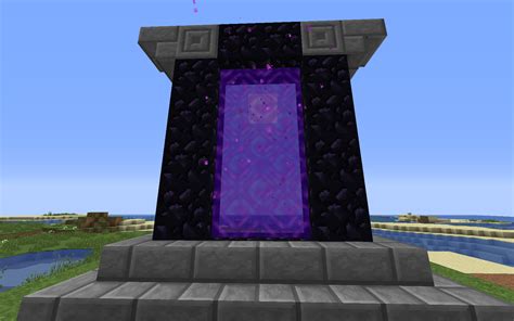 Nether Portal Decoration In Survival Rminecraft