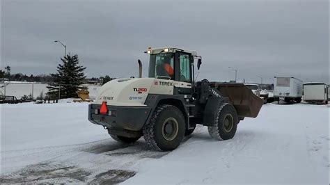 2012 Terex Model Tl260 Wheel Loader Going Through The Paces Youtube
