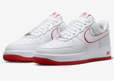 Nike Air Force 1 Low White Picante Red Dv0788 102 Sbd