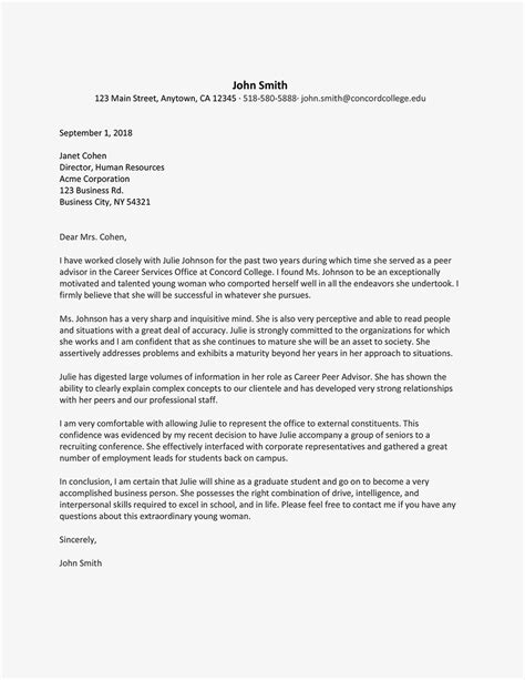 Letter Of Recommendation For Mba Program Collection Letter Template