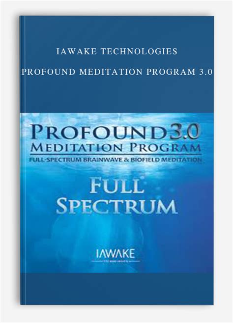 Iawake Technologies Profound Meditation Program 30 Trading Forex