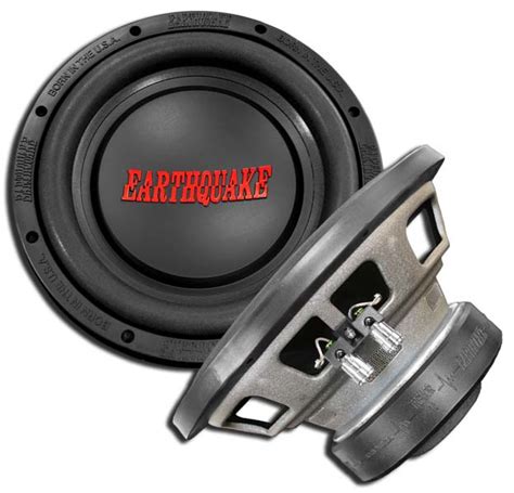 You are free to download any earthquake subwoofer manual in pdf format. Earthquake Tremor-X124 12" Single 4 Ohm Voice Coil 800W ...