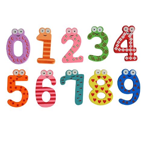 Choose integer data types for. BY Number 0-9 cartoon wooden digital stickers early childhood education | Shopee Philippines