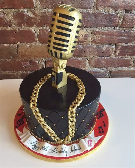 Bcakeny On Instagram “microphone Cake Please Stop By For Our Walk In