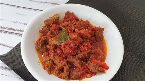 Resepi cara masak daging dendeng cara kak iza. Cara Masak Dendeng Balado - resep dendeng basah lauk yang ...