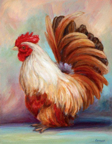 Good Luck Rooster Rooster Painting Rooster Art Chicken Art