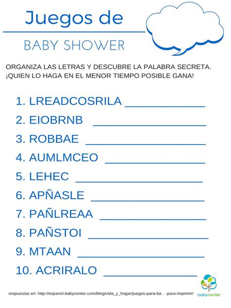 Juegos Para Baby Shower Divertidos Y Originales 2018 10 Fun Baby