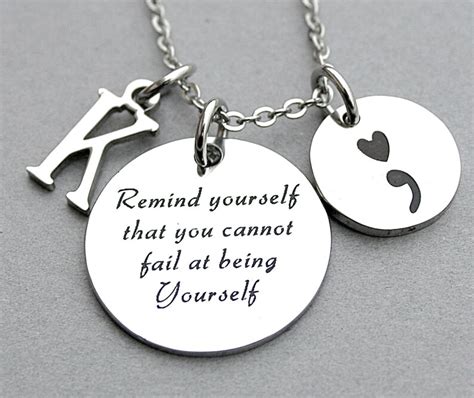 Remind Yourself That You Cannot Fail At Being Yourself Semi Etsy