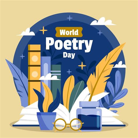 World Poetry Day Concept 8320918 Vector Art At Vecteezy