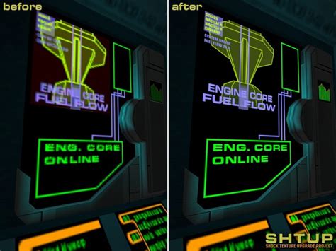 Before And After Core Controls Image Shtup System Shock 2 Texture