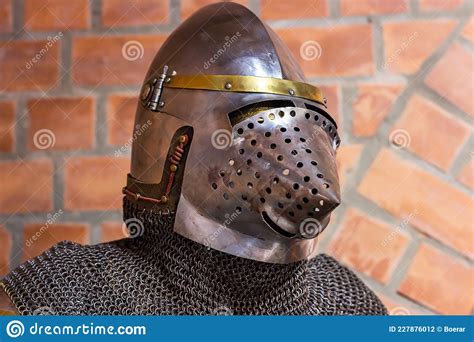 Old Historical Medieval Iron Knight Helmet Armor For Ancient Warriors