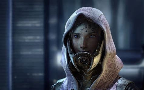 Game Character Poster Digital Art Talizorah Mass Effect Video