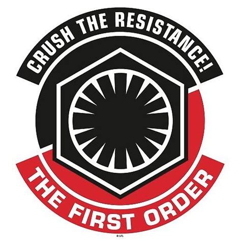 First Order Crush The Resistance Emblem By Spoons2