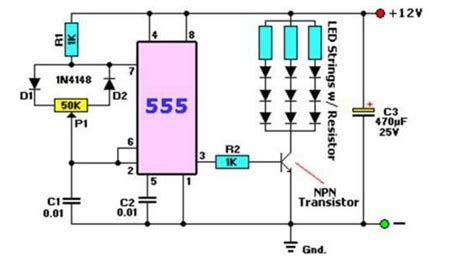 Four Kinds Of 555 Pulse Width Modulation Circuit Are Introduced In