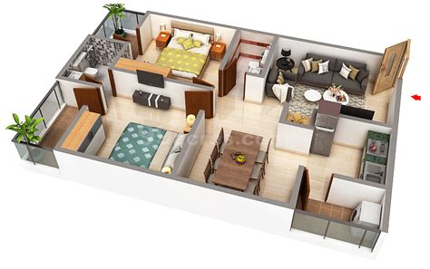 2 Bhk Home Design Plan Review Home Decor