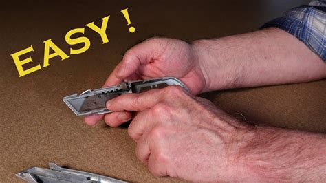 Stanley Utility Knife 99 Blade Change Youtube