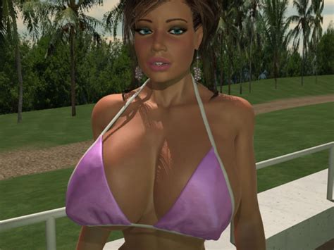 Two 3d Toon Hotties With Enormous Knockers Having Fun By The Pool Porn Pictures Xxx Photos Sex