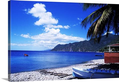 Beautiful Ocean Scenic On Peaceful South End In Soufriere Dominica