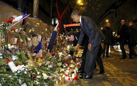 President Obama Visits Site Of Paris Attacks Cbs News