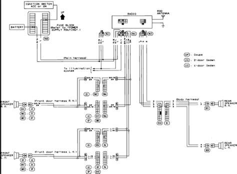 I need wiring schematic (audio) for 1992 nissan sentra the ...