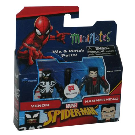 Marvel Minimates Spider Man Venom And Hammerhead Figure Set Walgreens