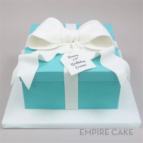 Tiffany T Box With Bow Empire Cake