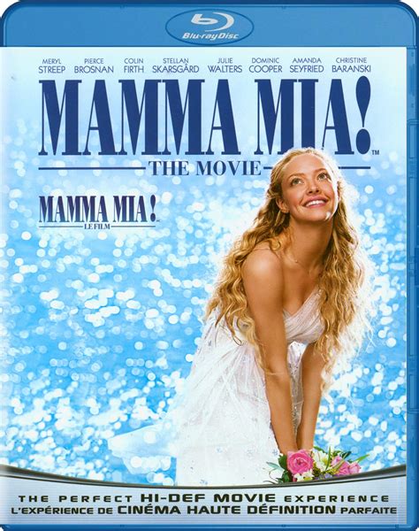 Mamma Mia The Movie Blu Ray Digital Meryl Streep Pierce Brosnan Colin Firth