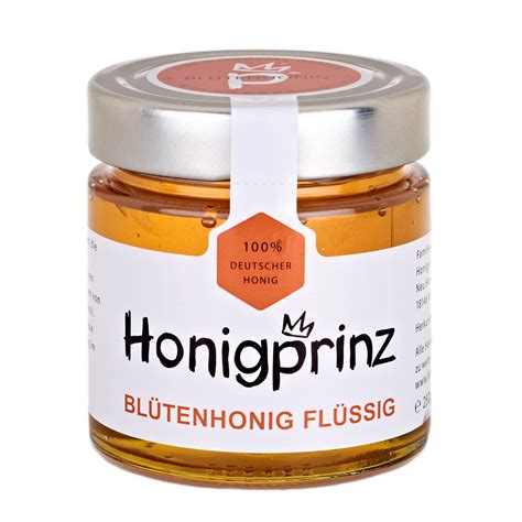 Honig Sommerblütenhonig Flüssig 100 Deutscher Blütenhonig [1 X 250 Gramm] Flüssiger