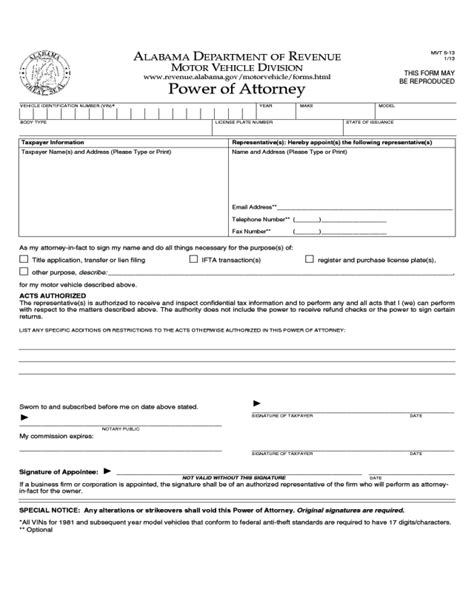 How To Fill Texas Power Of Attorney Transfer Motor Vehicle