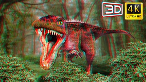 Anaglyph 3d Jurassic Encyclopedia 6 Baryonyx Dinosaur Facts 3d