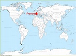 France On World Map – Topographic Map of Usa with States