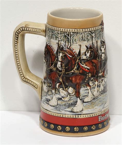 Budweiser 1988 Collectors Series Stein Beer Mugs And Steins
