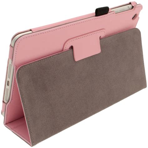 Igadgitz Pink Ergo Portfolio Pu Leather Case For Apple Ipad Mini
