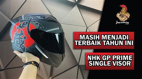 Road Review Nhk Gp Prime Single Visor Sudah Lebih Ringan Youtube