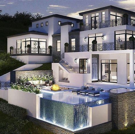 Amazing Los Angeles Hollywood Hills Mansion With Infinity Edge Pool And