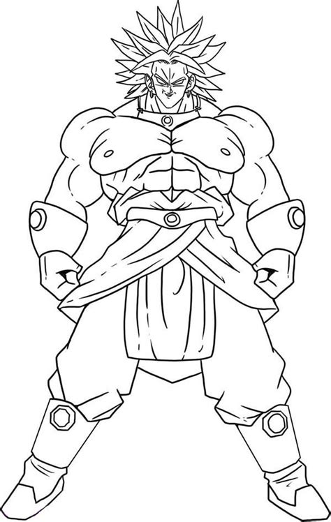 He is a kid whose journey from childhood through. Broly Super Saiyan Form In Dragon Ball Z Coloring Page ...