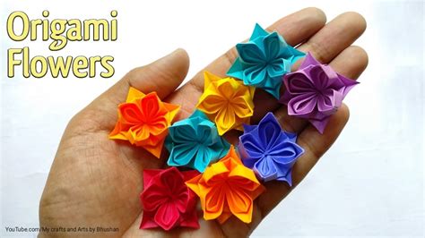 Origami Flowers Youtube Videos All In Here