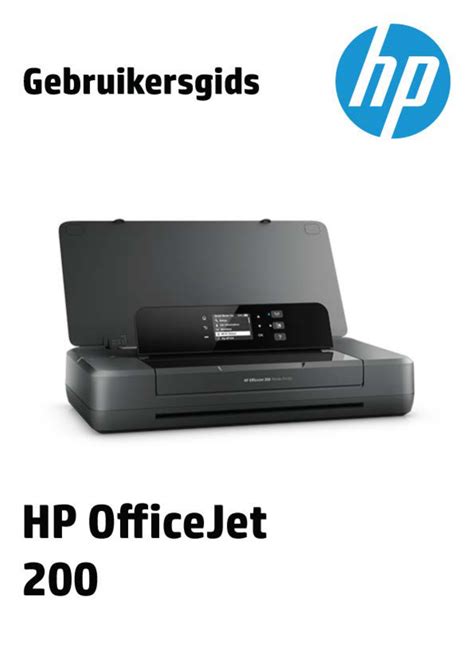 Just download hewlett packard officejet 200 mobile printer series drivers online now! Handleiding HP OfficeJet 200 Mobile series (pagina 1 van ...