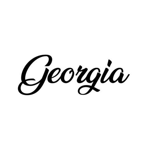 Georgia Calligraphy Georgia Wallpaper Aesthetic Names Instagram