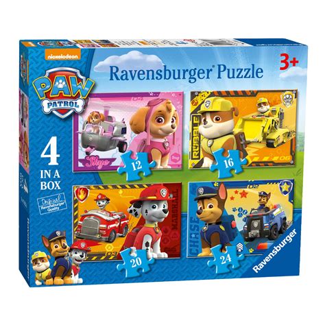 Ravensburger 4 In A Box Puzzles Paw Patrol Wrap Your Love