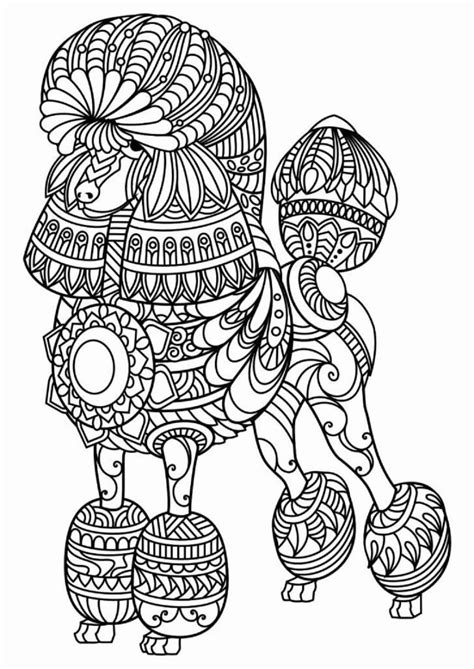 Mandala Dog Coloring Page Sheet 16 Download Print Now