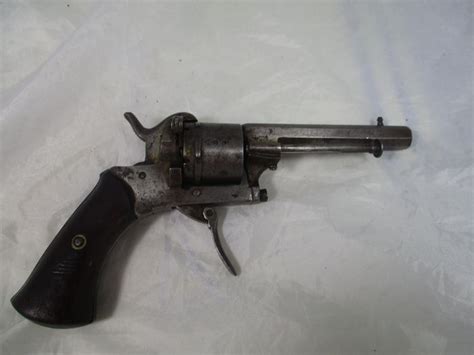 Pistol Pinfire Revolver Of Lefaucheux Type Lefaucheux Elg 8 Mm Or 7