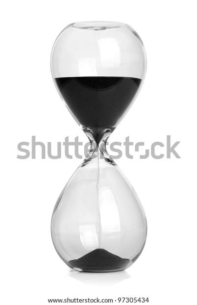Hourglass Isolated On White Background Stock Photo Edit Now 97305434