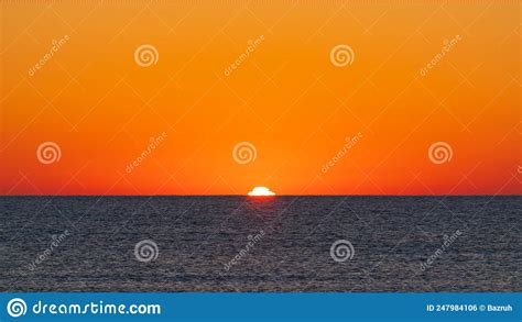 Sunrise Over The Sea Stock Photo Image Of Bright Panorama 247984106