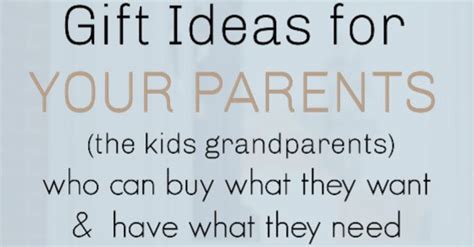 Maybe you would like to learn more about one of these? Gifts for YOUR parents who have everything (and can buy ...