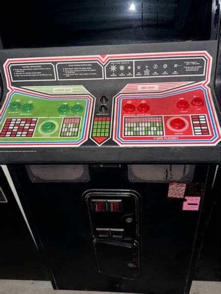 Upright Video Arcade Game Atari Space Duel Woolsey Auction Company