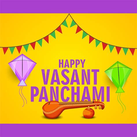 Happy Vasant Panchami Stock Illustration Illustration Of Religious 160966300