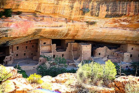 Mesa Verde Indian Ruins In Colorado Vacation Spots Nature