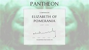 Elizabeth of Pomerania Biography - 14th century Holy Roman Empress ...